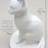 Modern sitting cat