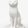 Modern sitting cat